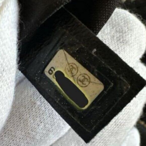 Authentic CHANEL CC Wild Stitch Vintage Quilted Bowler Hand Bag Tote Lambskin - Picture 14 of 15